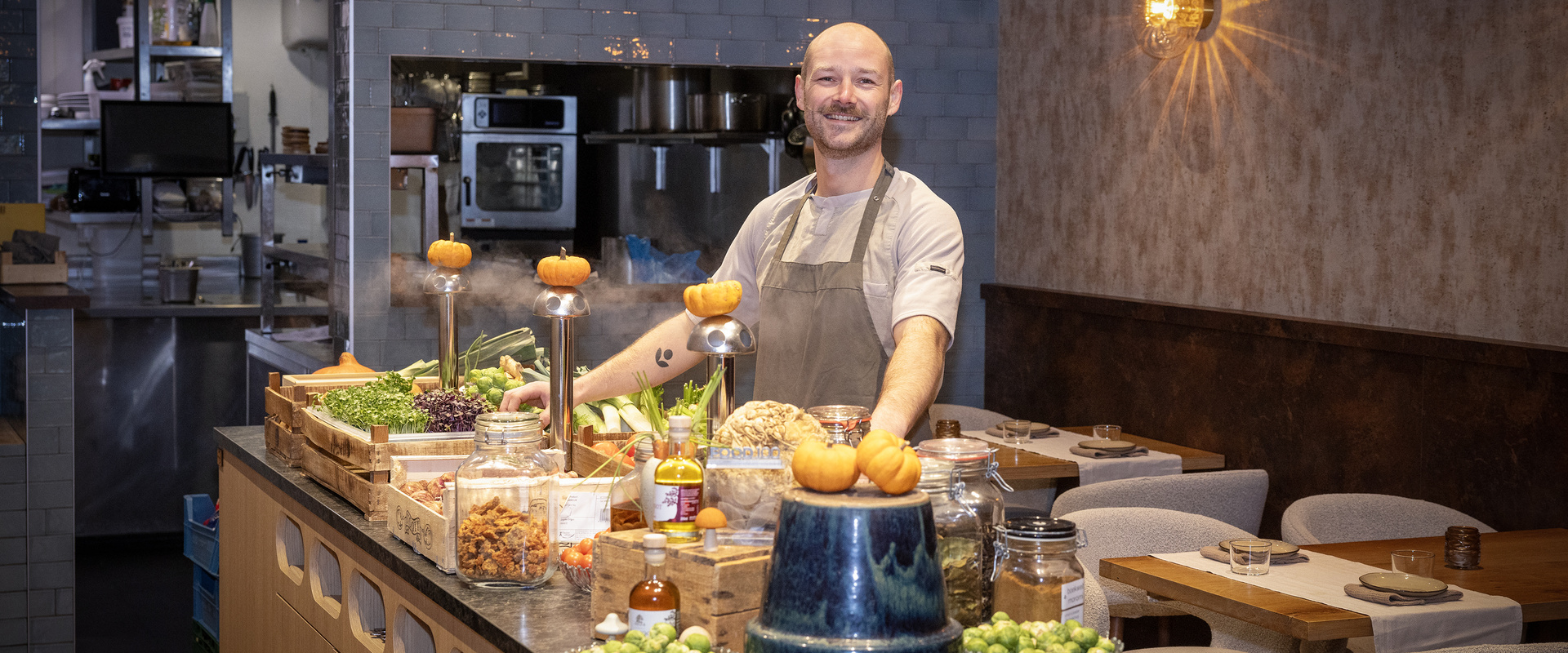 Chef-kok Douwe Verschuur brengt smaak, creativiteit en duurzaamheid samen