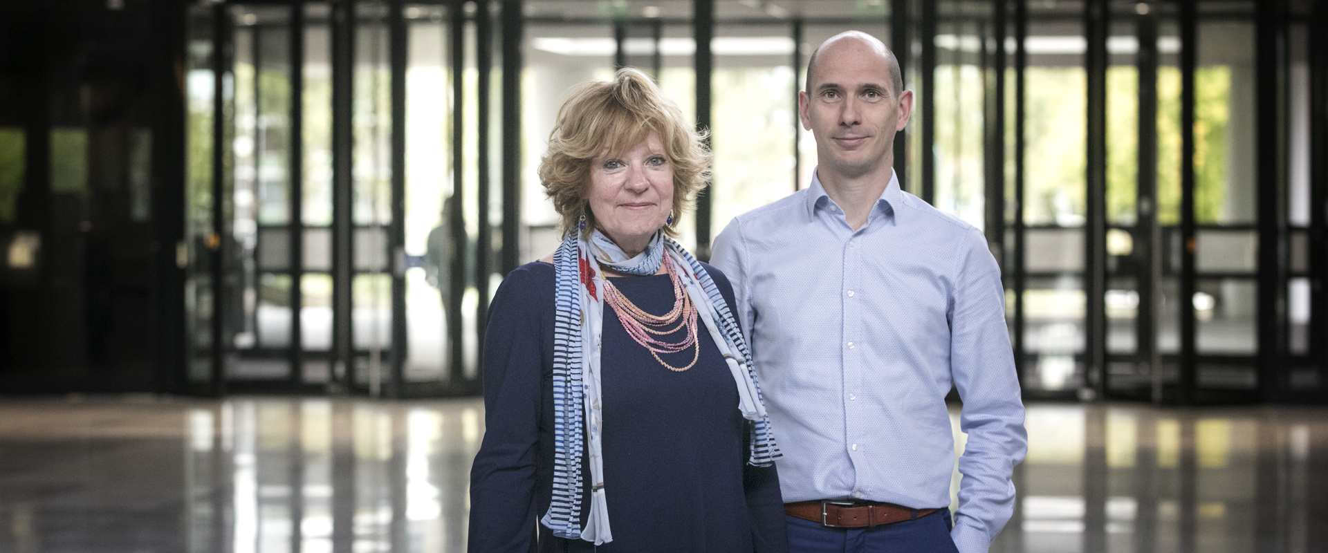Saskia van Eenbergen, provincie Noord-Brabant en Patrick de Wit, projectleider aanpak VAB 