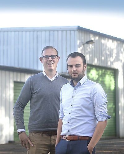 Thijs Kapteijns, Salesmanager Fertilizer, en Roel Boersma, Sales Director bij Protix